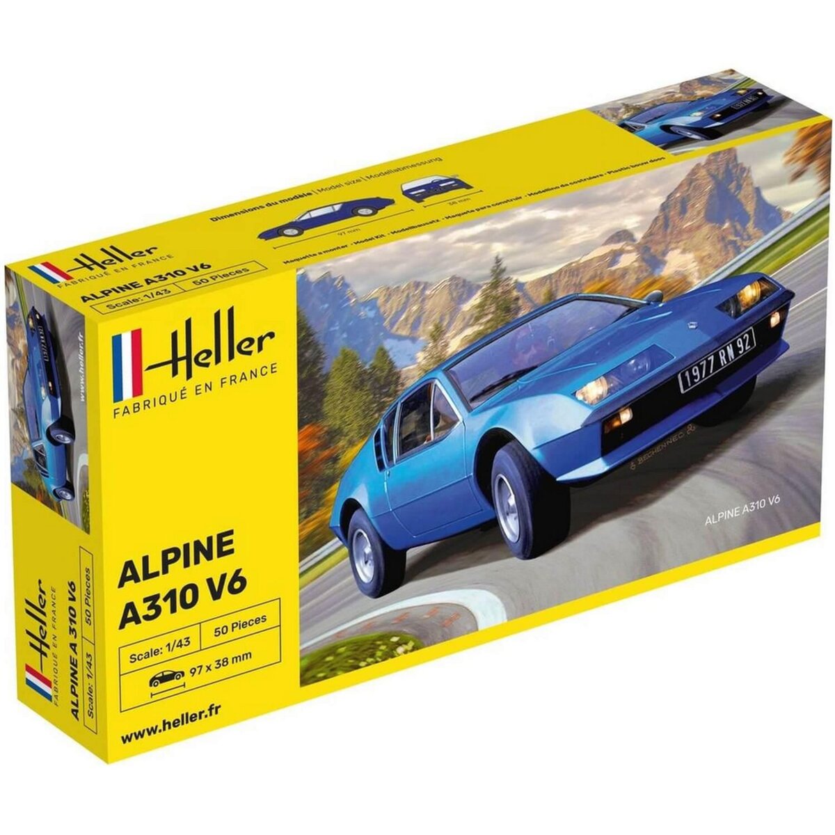 Heller Maquette voiture : Alpine A310