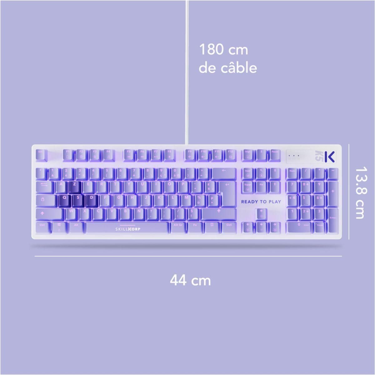 SKILLKORP Clavier gamer K5 VIOLET Access