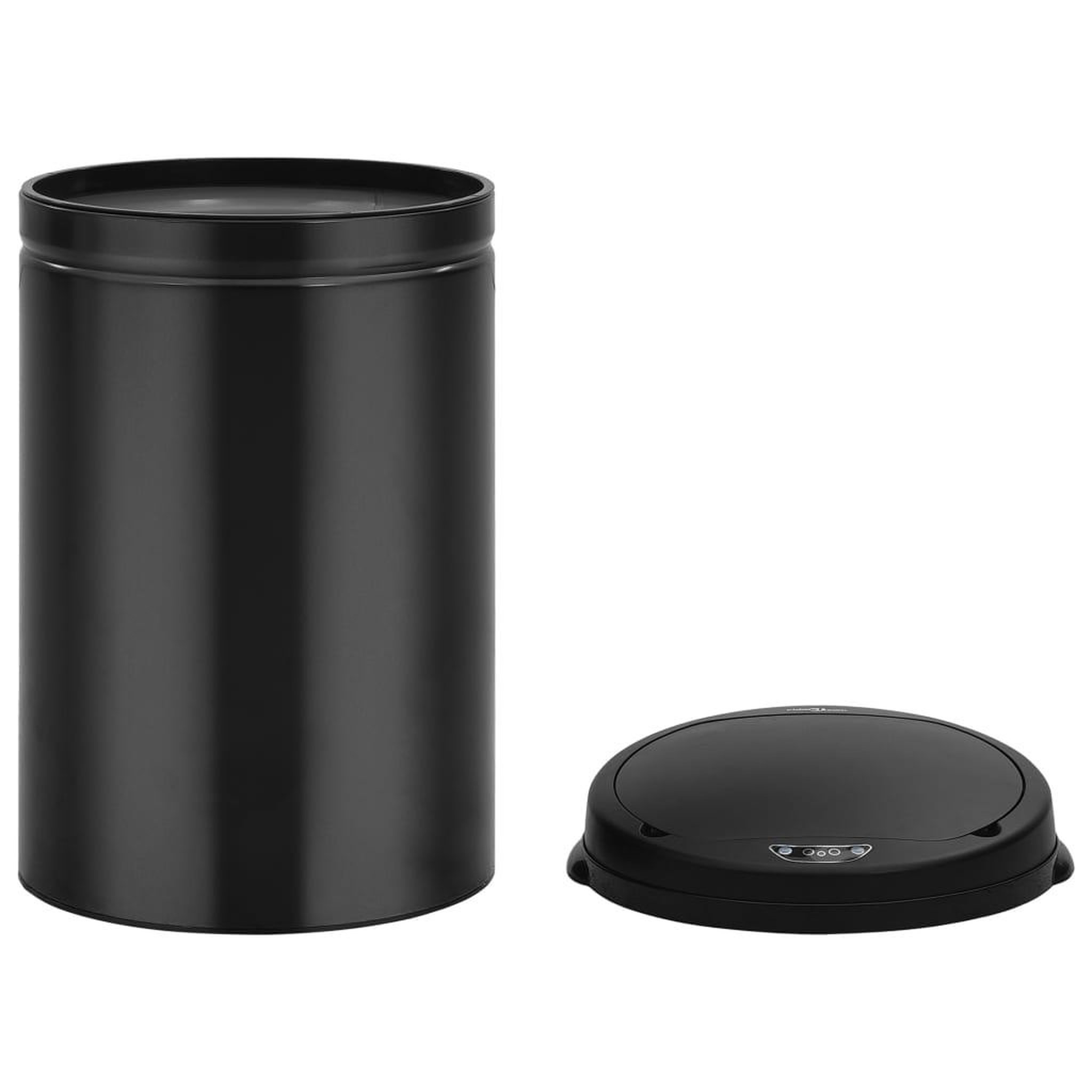 Voir la diapositive 4 : VIDAXL Poubelle a capteur automatique 30 L Acier au carbone Noir
