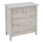 ATMOSPHERA Commode 5 Tiroirs  Charme  81cm Naturel