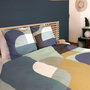 Voir la diapositive 2 : COTE DECO Housse de couette 240x220 JOELE + 2 taies 100% coton 57 fils/cm2