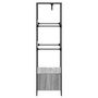 Voir la diapositive 5 : VIDAXL Armoire sonoma gris 90x50x180 cm bois d ingénierie
