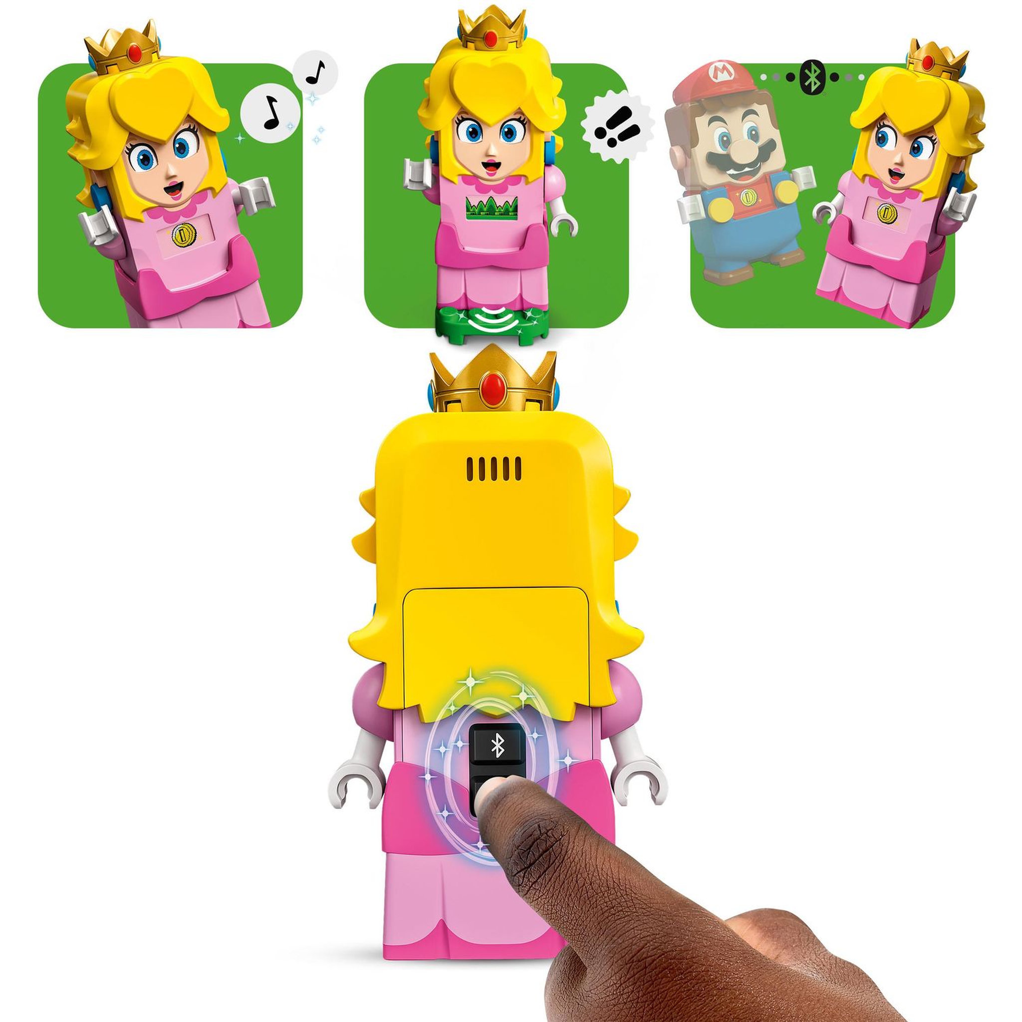 Voir la diapositive 5 : LEGO Super Mario 71403 Pack de Démarrage Les Aventures de Peach, Jouet, Figurine Interactive