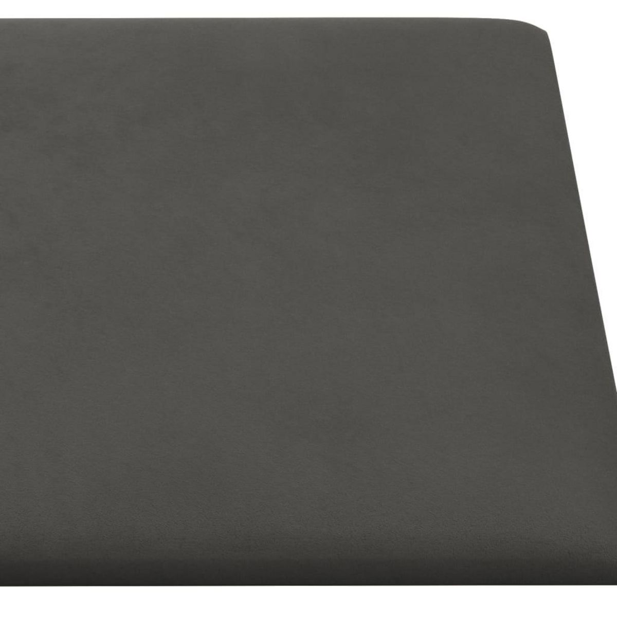 VIDAXL Panneaux muraux 12 pcs Gris fonce 30x15 cm Velours 0,54 m²