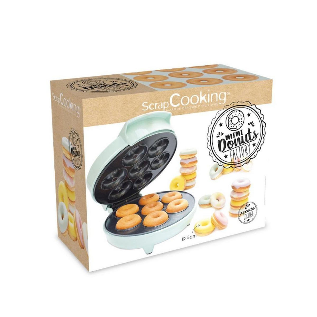 SCRAPCOOKING Machine à donuts 700w - 3887