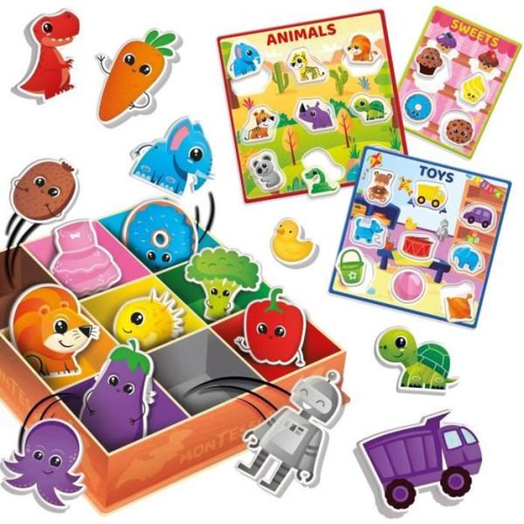 Voir la diapositive 2 : LISCIANI GIOCHI Box Colours - jeux d'apprentissage - basé sur la méthode Montessori - LISCIANI