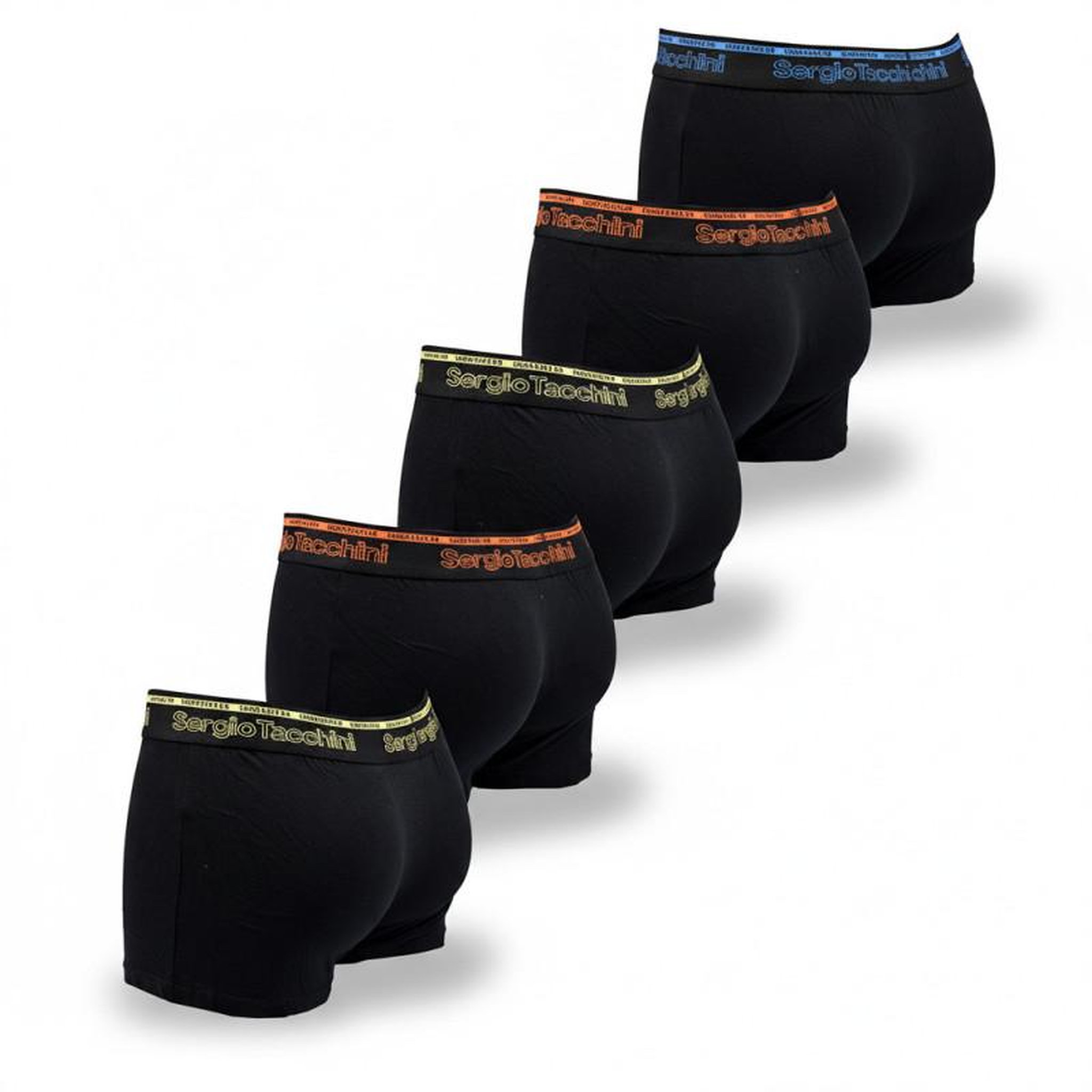 Voir la diapositive 3 : SERGIO TACCHINI Sergio Tacchini Pack de Boxers Homme Lot de 6