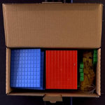 CUBES BASE 10 ENCASTRABLES EN COULEURS, Asco & Celda
