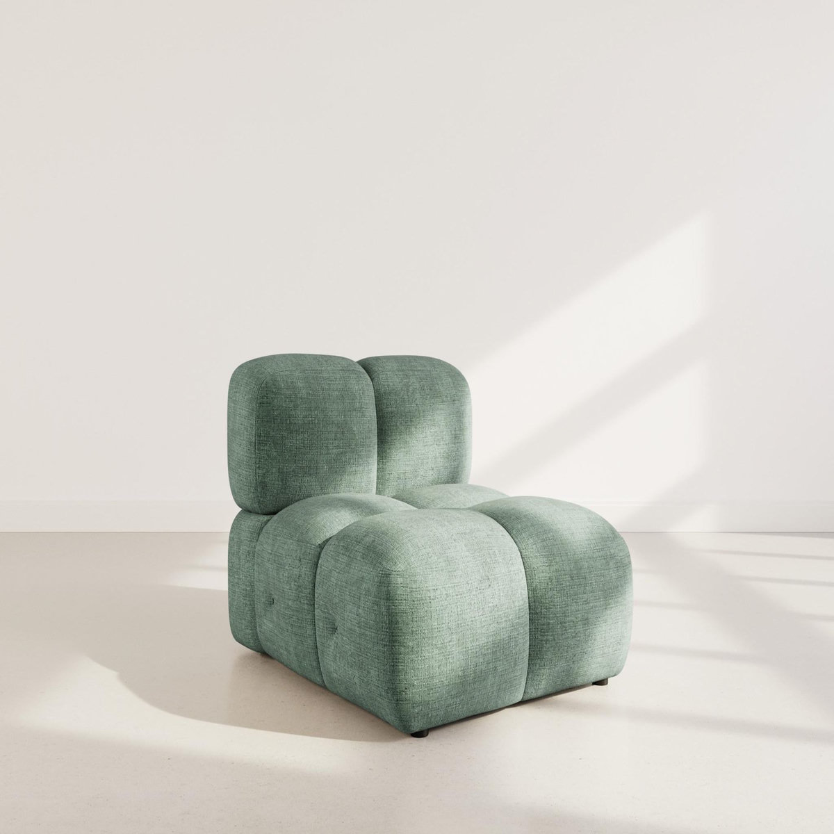 LISA DESIGN Grace - module d'assise en velours texturé