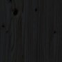 Voir la diapositive 5 : VIDAXL Tete de lit Noir 146x4x100 cm Bois massif de pin