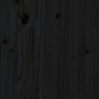 Voir la diapositive 5 : VIDAXL Tete de lit Noir 146x4x100 cm Bois massif de pin