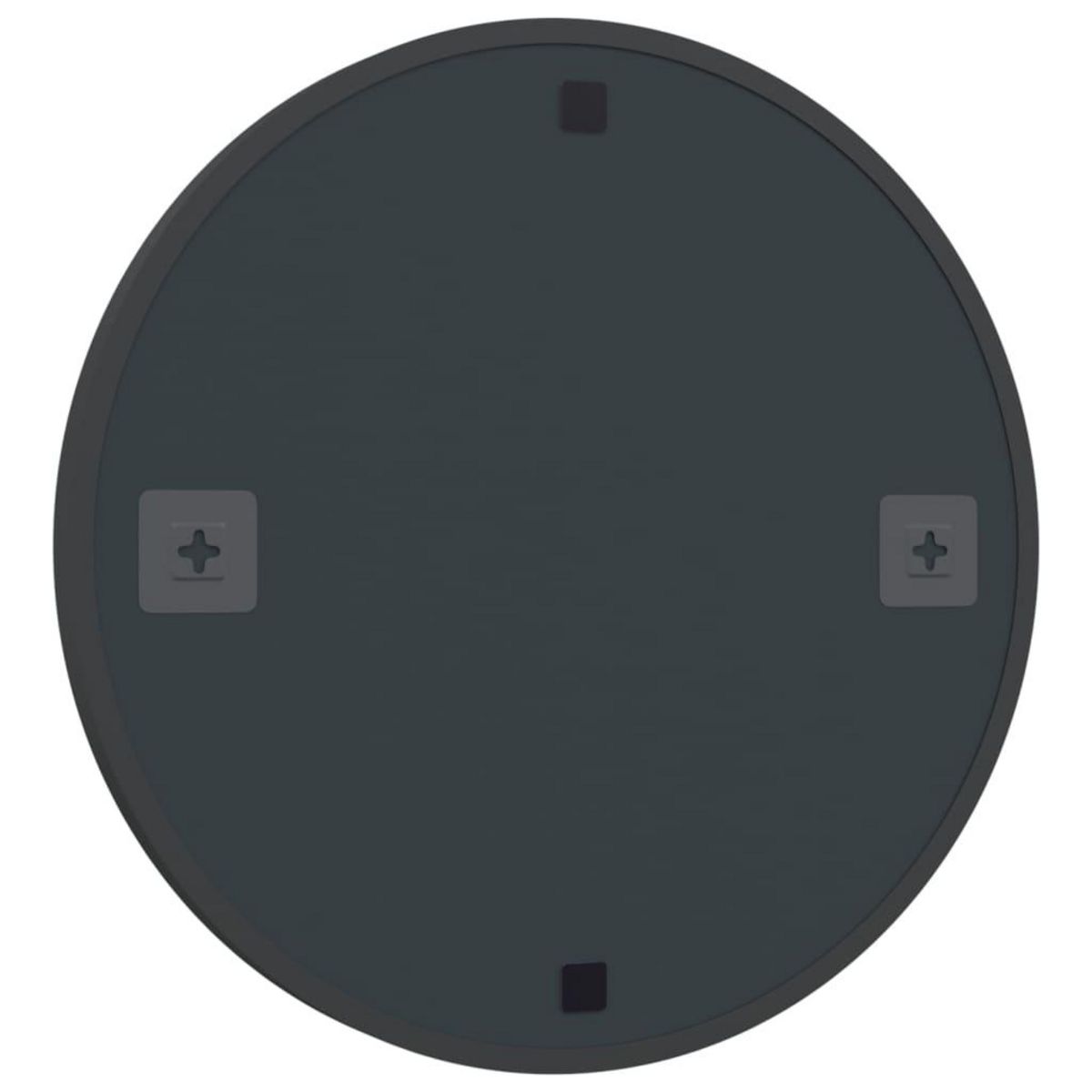 VIDAXL Miroir mural Noir 60 cm