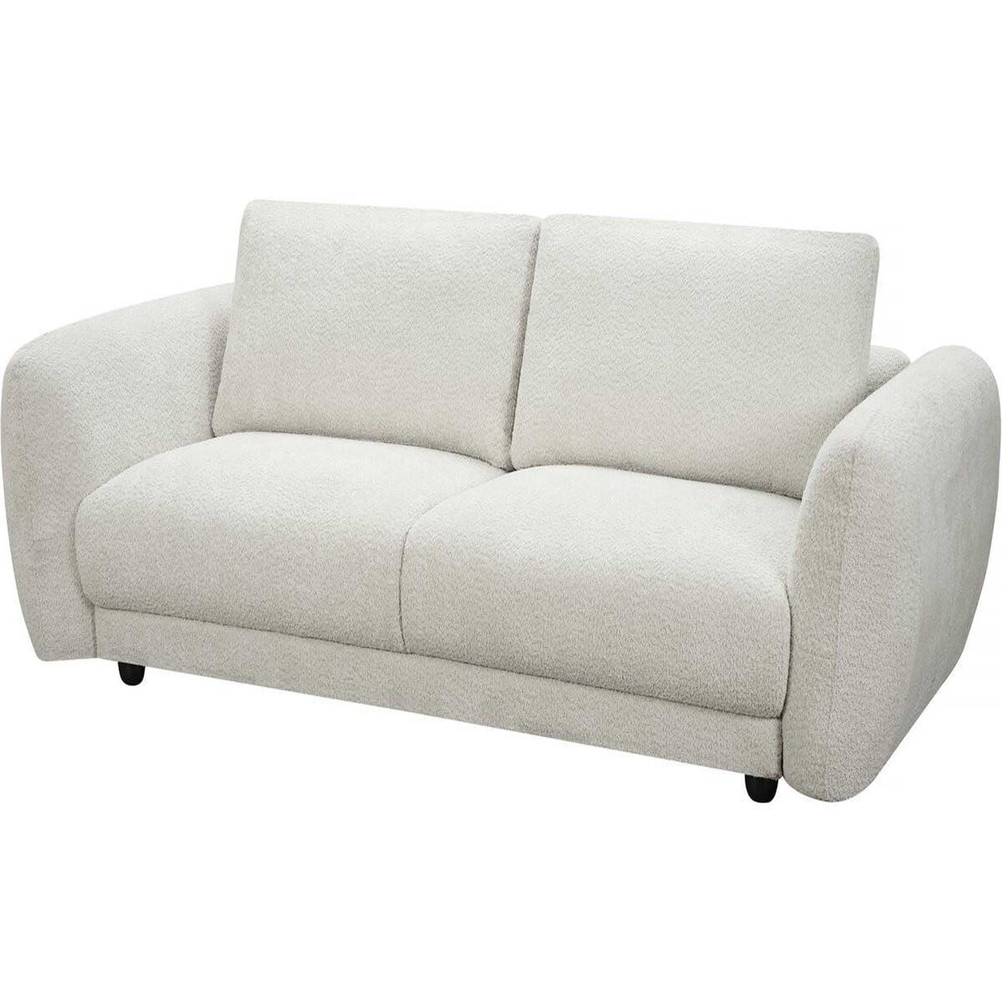 Habitat et Jardin Canapé droit en tissu chenille  saint germain s  - 3 places - beige