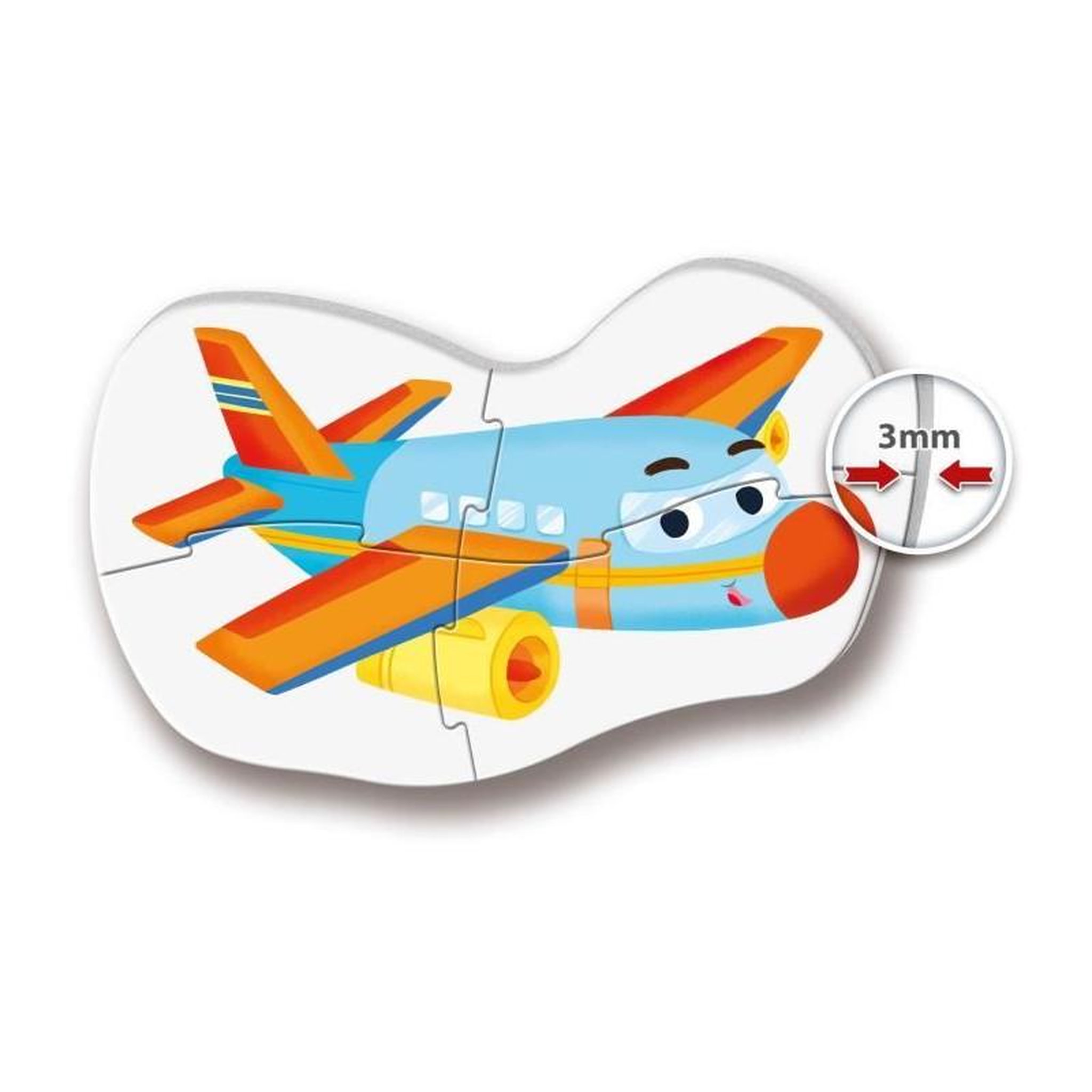 Voir la diapositive 3 : CLEMENTONI Clementoni - My First Puzzles - Moyens de transport