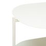 Voir la diapositive 2 : Paris Prix Table Basse 2 Niveaux  Haja  100cm Blanc