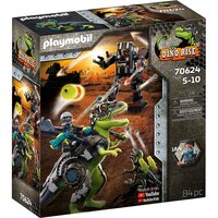 70627 - Playmobil Dino Rise - Triceratops et soldats Playmobil