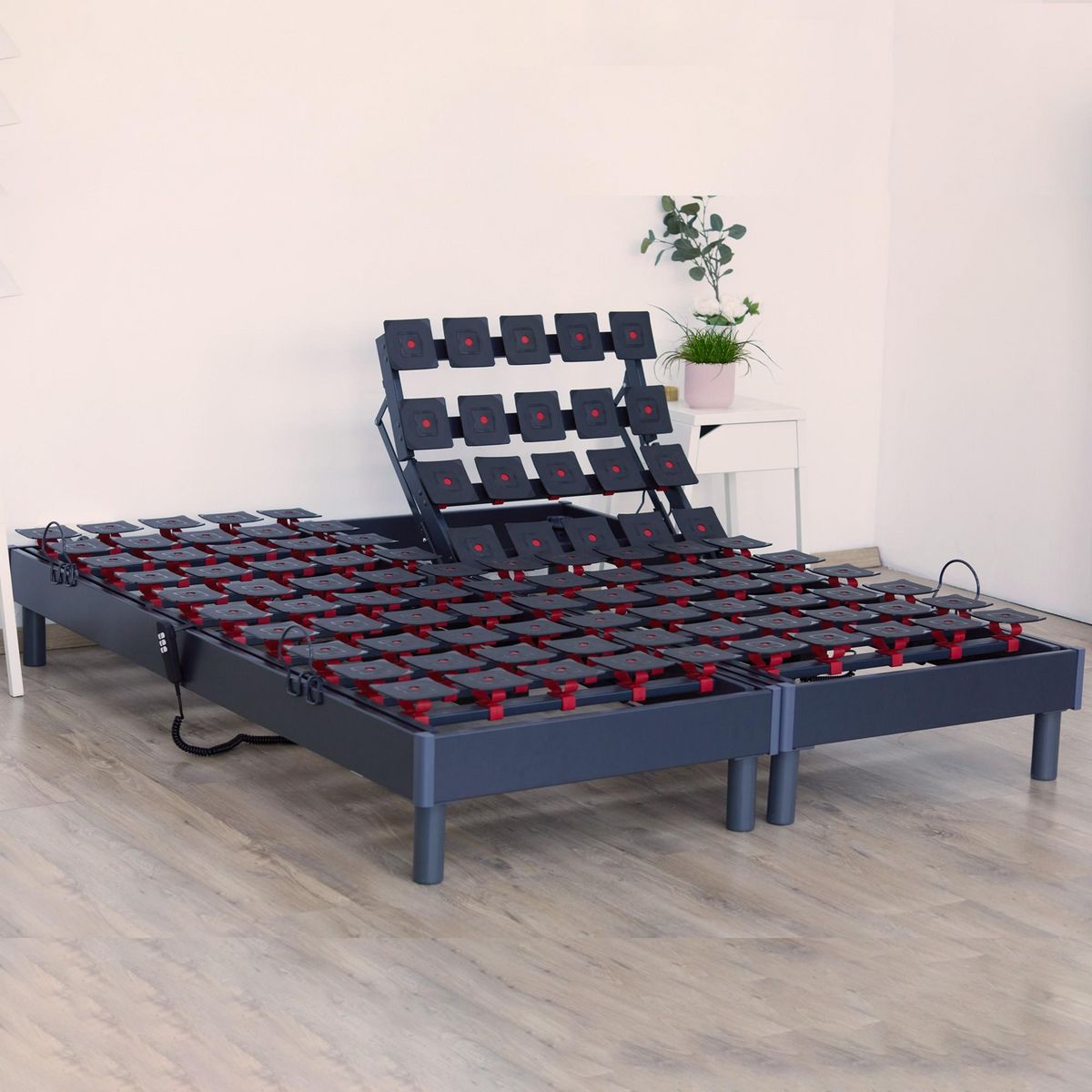 IDLITERIE Ensemble relaxation mémoire de forme + couette + oreillers + sommier - FABRICATION France