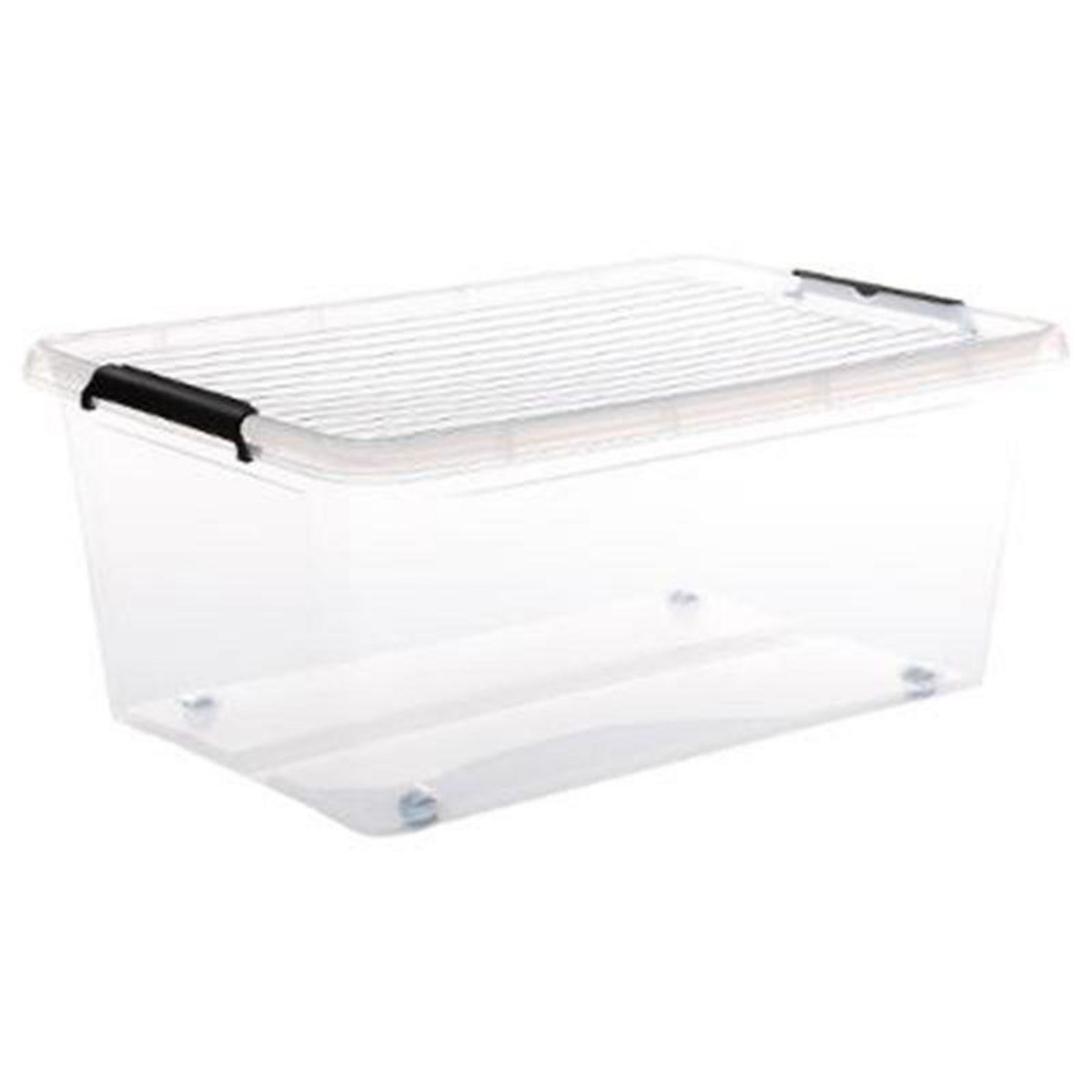  Boîte de Rangement à Clip  N Box  40L Transparent