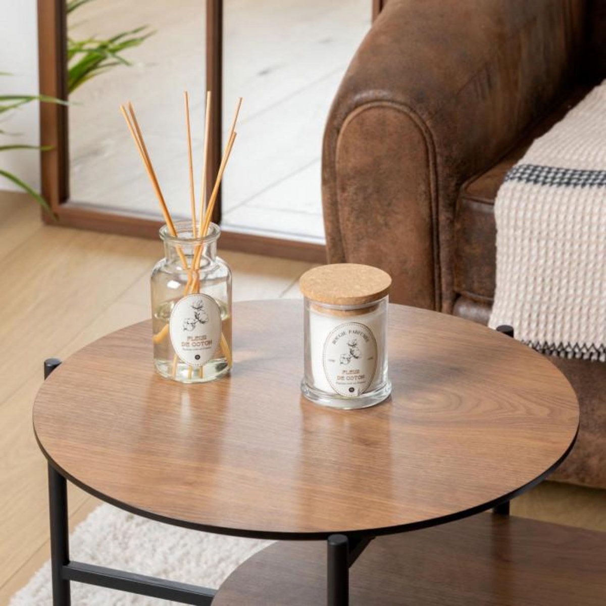 ATMOSPHERA Bougie Parfumée  Hapo  150g Fleur de Coton