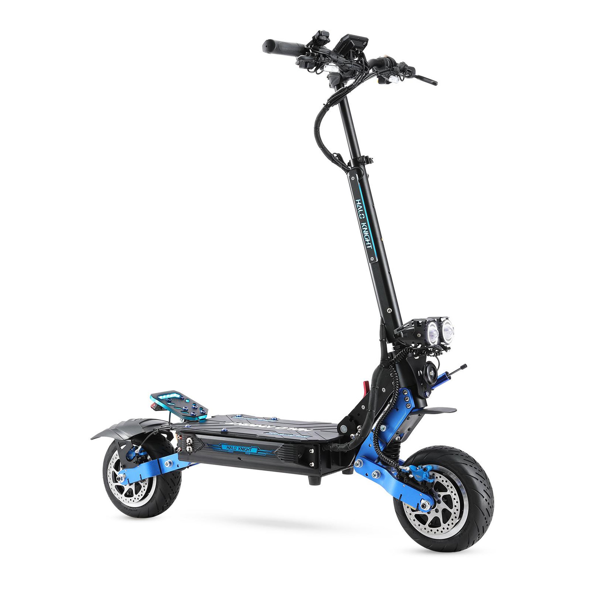 Voir la diapositive 2 : HALO KNIGHT Scooter électrique Halo Knight T108Pro - Double moteur 60 V 6000 W 38,4 Ah