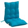 Voir la diapositive 5 : VIDAXL Coussins de chaise a dossier bas lot de 4 bleu clair