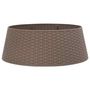 Voir la diapositive 2 : VIDAXL Jupe de sapin de Noël marron Ø65x23 cm plastique
