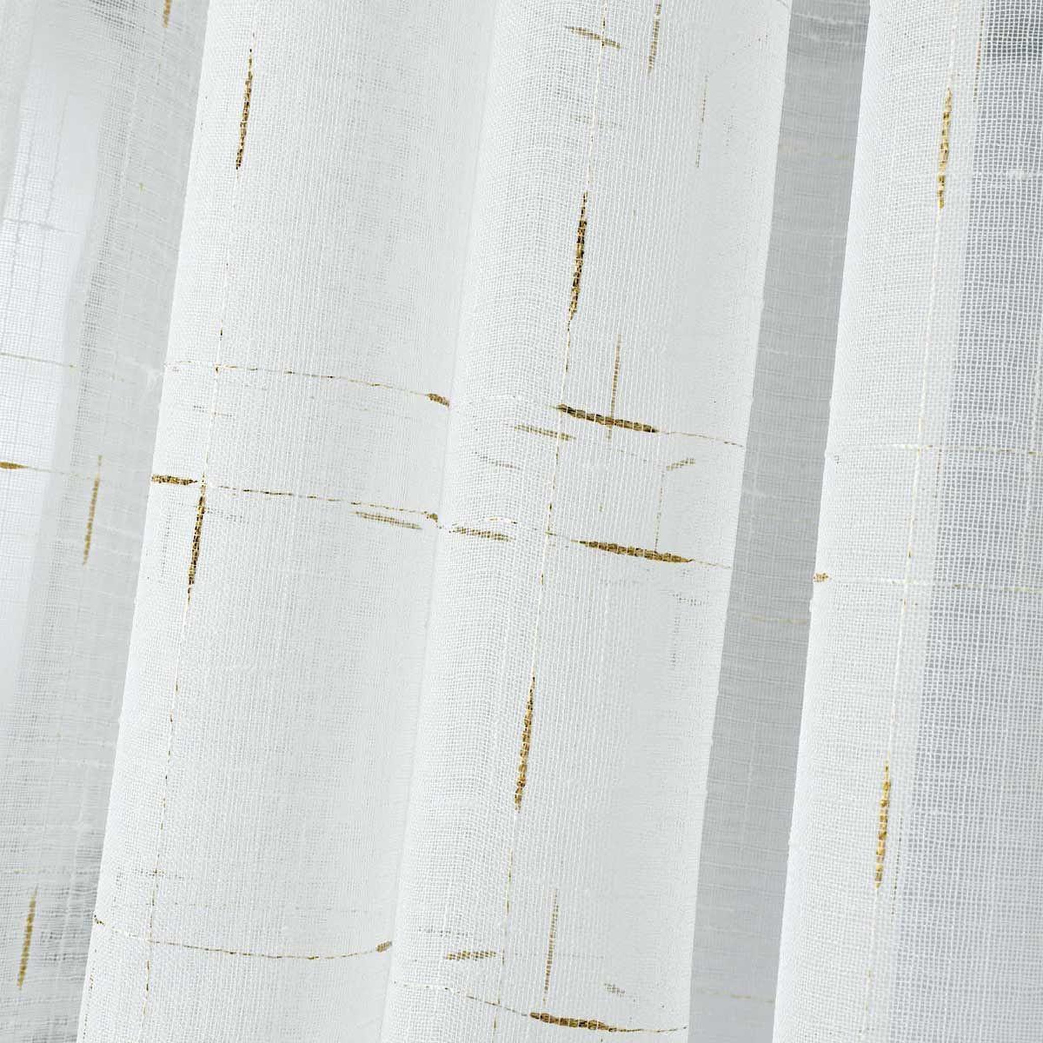 Voir la diapositive 2 : Douceur d'Intérieur Rideau voilage à œillets  dixiea  140x240cm or