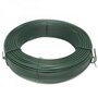Voir la diapositive 1 : LINXOR Fil de tension en acier galvanisé plastifié pour grillage ou autre - 100 m x 2.7mm Ø - Vert