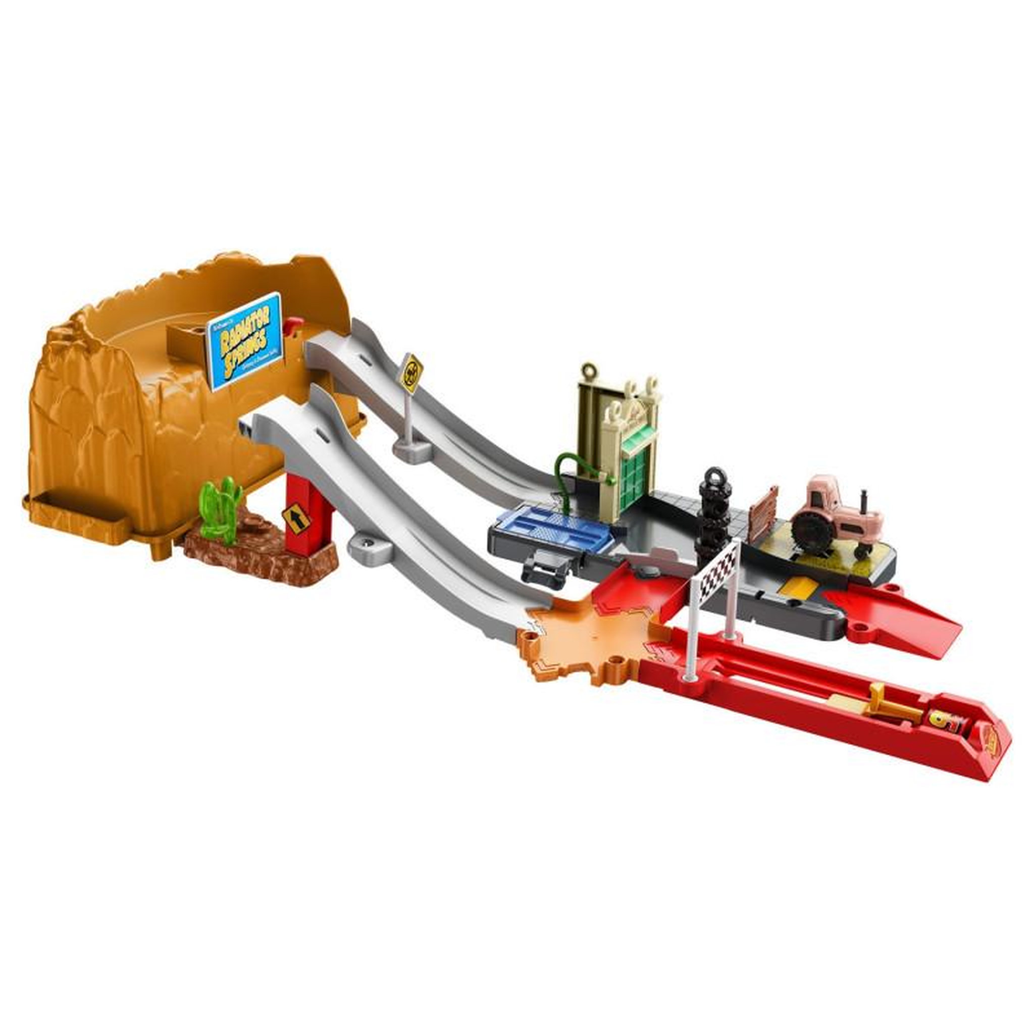 Voir la diapositive 3 : MATTEL Mattel - Disney Pixar Cars Race & Go Playset HDN02
