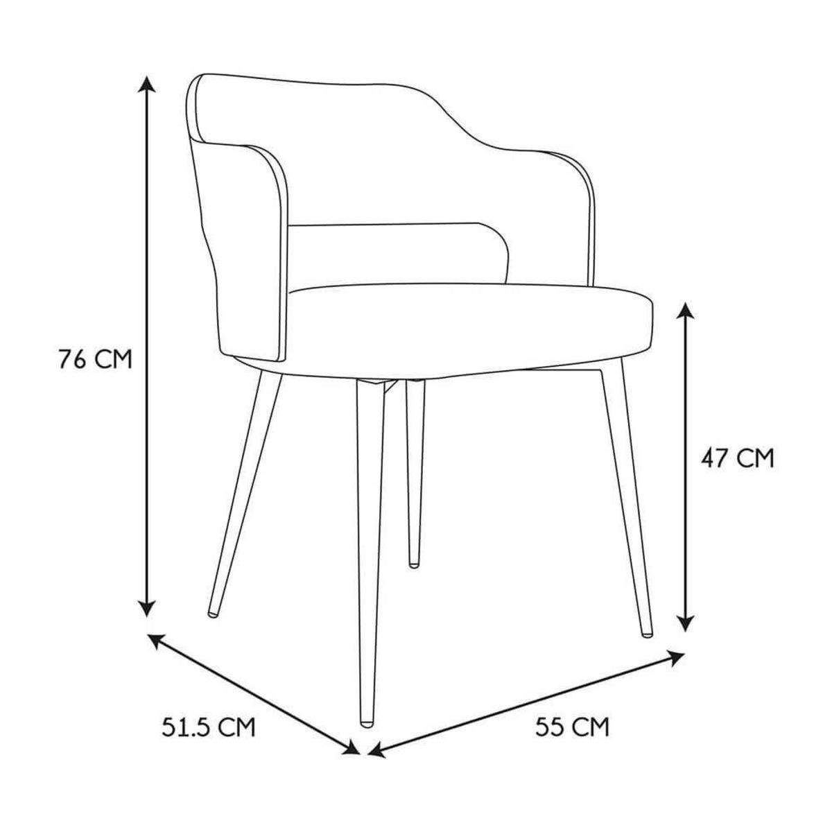 The Home Deco Factory Fauteuil bouclette Loki