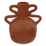  Vase Design avec Anses  Olme  20cm Cannelle