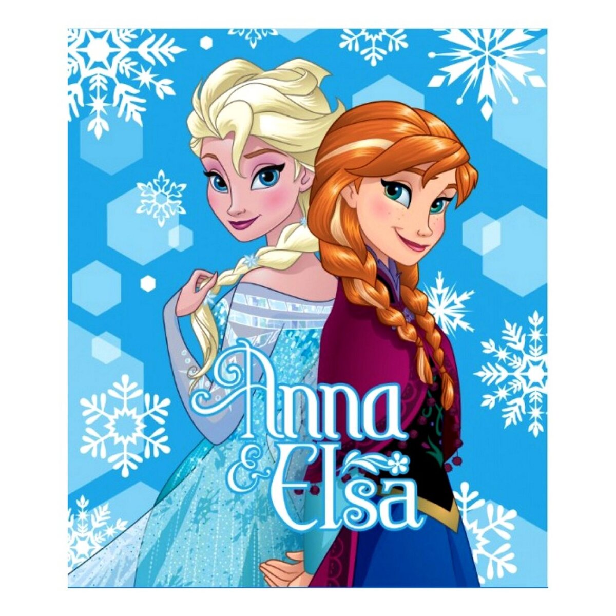 Plaid polaire La Reine des Neiges couverture enfant Disney mod3 pas cher 