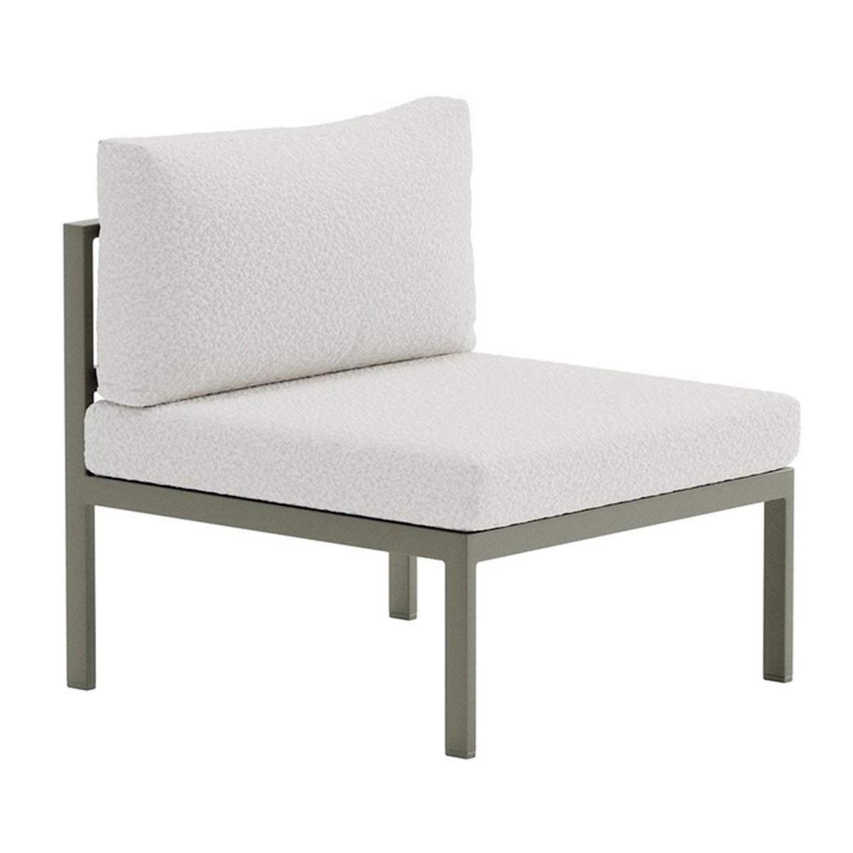 Paris Prix Module Canapé de Jardin Bouclette  Copacabana  74cm Marron