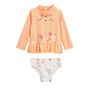 Voir la diapositive 1 : Petit Béguin Maillot de bain bébé 2 pièces t-shirt de protection UV & culotte Fiesta