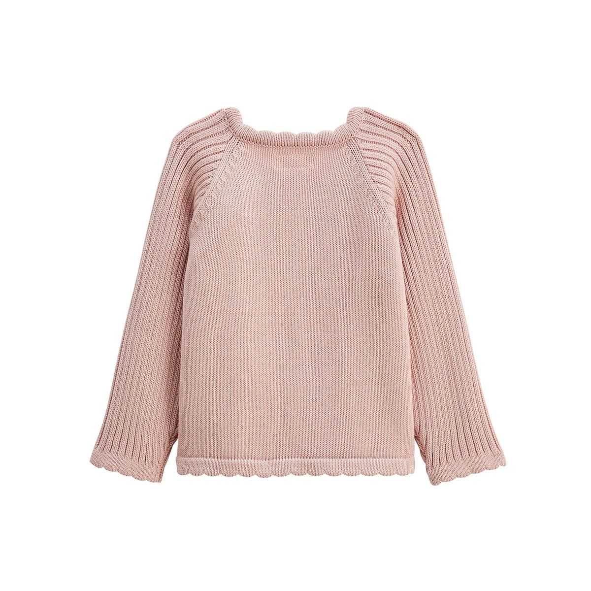 Petit Béguin Ensemble bébé pull et legging en tricot Swan