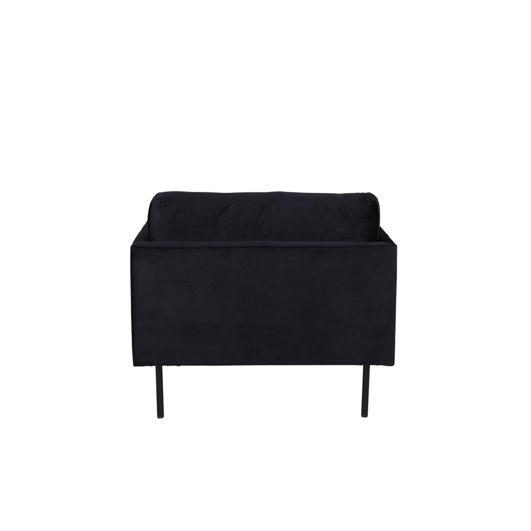 Voir la diapositive 5 : Paris Prix Fauteuil en velours  zoom  95cm noir