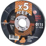 Perel Disques fer fins à tronçonner Ø 115 mm