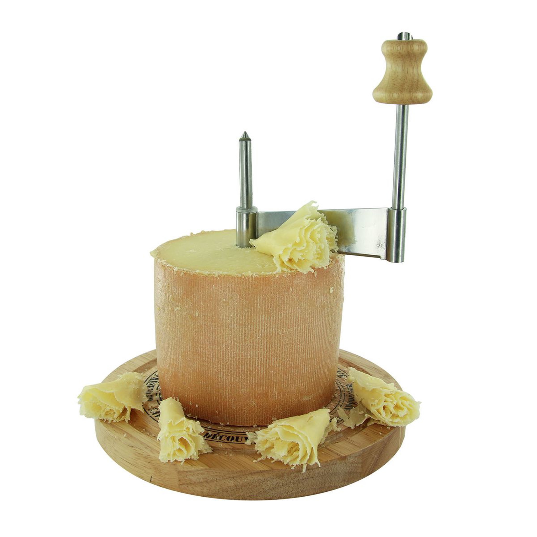 Voir la diapositive 5 : Racloir à fromage avec cloche 18cm