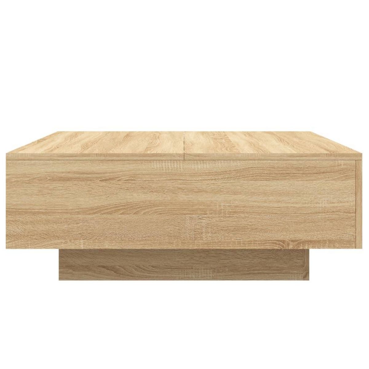 VIDAXL Table basse chene sonoma 80x80x31 cm bois d'ingenierie