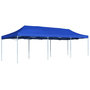 Voir la diapositive 1 : VIDAXL Tente de reception pliable 3x9 m Bleu