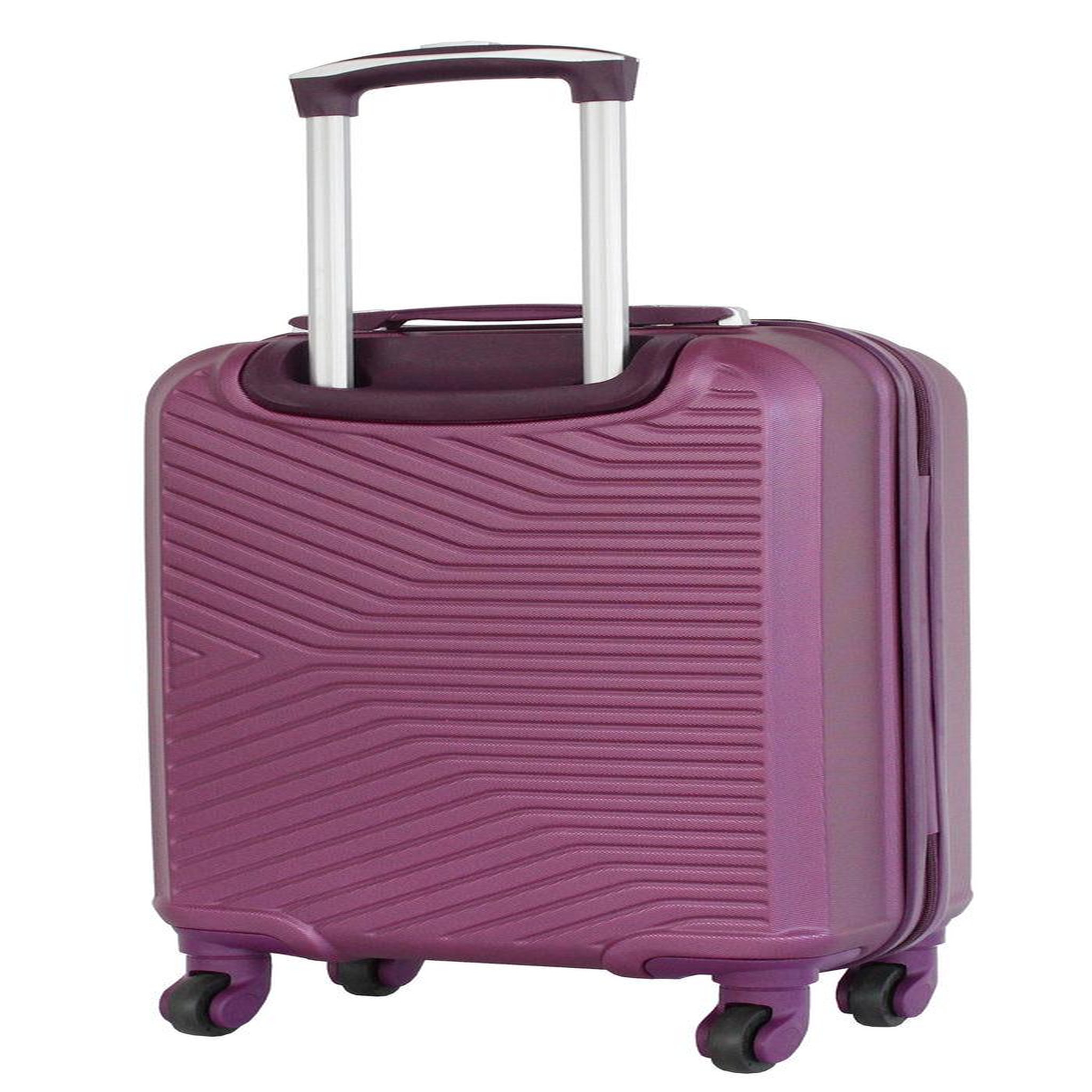 Voir la diapositive 3 : Alistair Valise cabine Alistair - Collection Iron - 4 roues - ABS ultra résistant - Noir