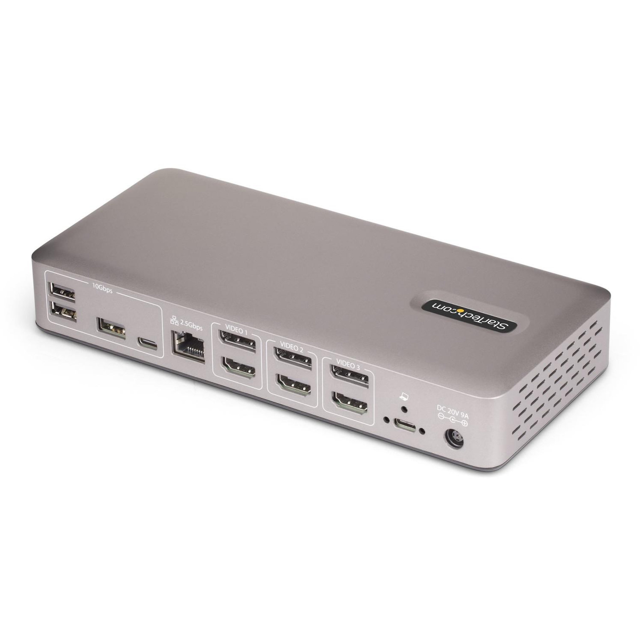 Voir la diapositive 3 : Startech StarTech.com 150UE-USB4DOCKTRIPLE station d'accueil Avec fil USB4 Gris