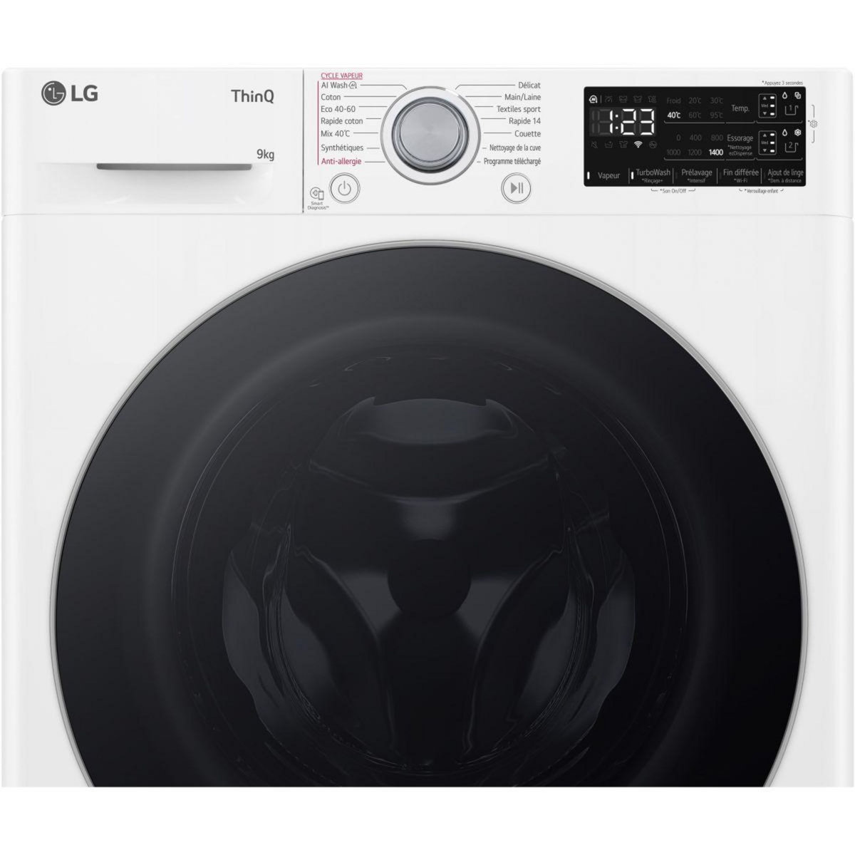 LG Lave linge hublot F94R31WHSA