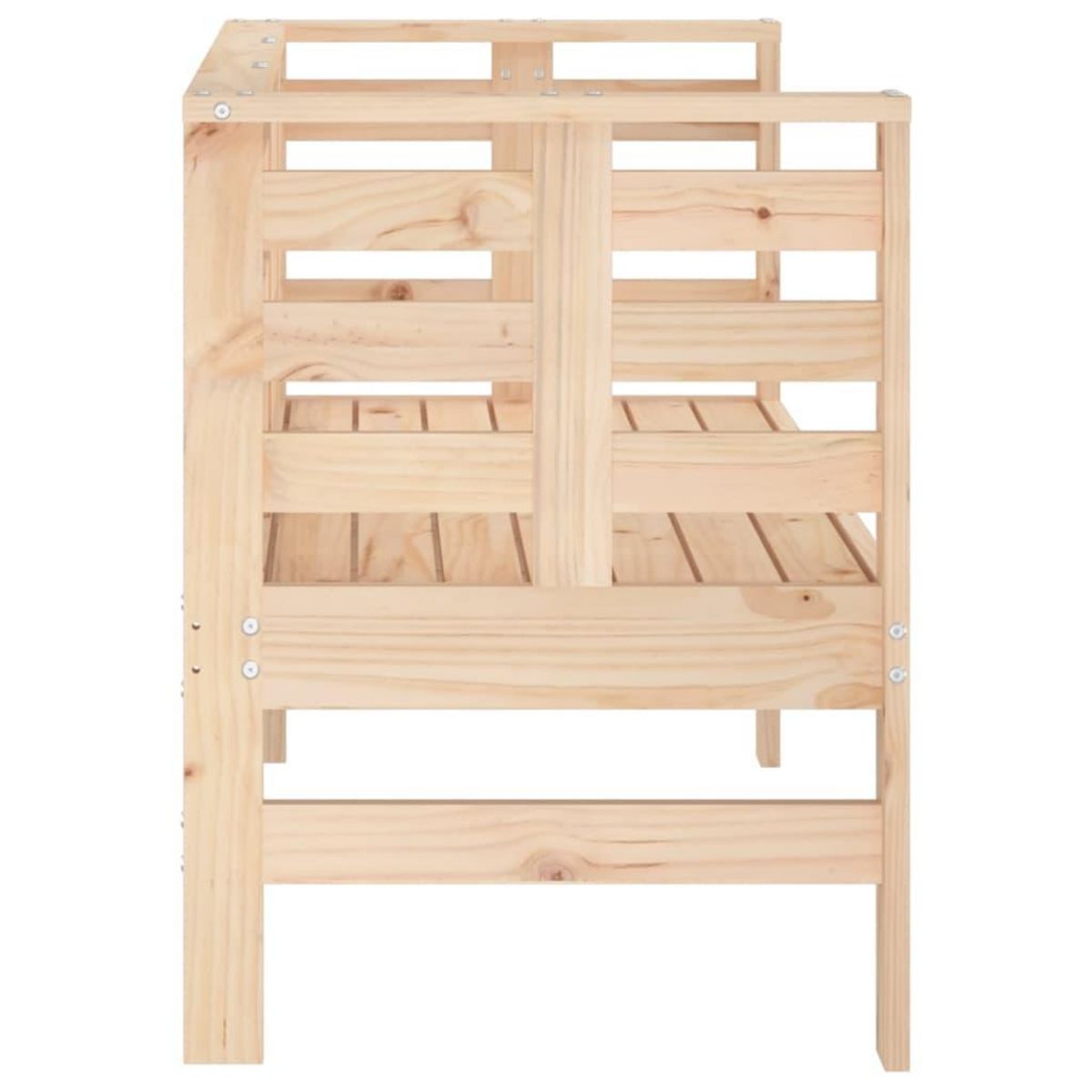 VIDAXL Banc de jardin 111,5x53x71 cm bois massif de pin