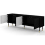 Voir la diapositive 2 : BEST MOBILIER Novara - meuble tv - 4 portes - 180 cm
