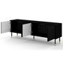Voir la diapositive 2 : BEST MOBILIER Novara - meuble tv - 180 cm