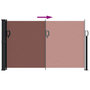 Voir la diapositive 5 : VIDAXL Auvent lateral retractable marron 117x300 cm