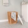 Voir la diapositive 3 : VIDAXL Tabouret de salle de bain 40,5x40,5x56 cm Bois massif de noyer
