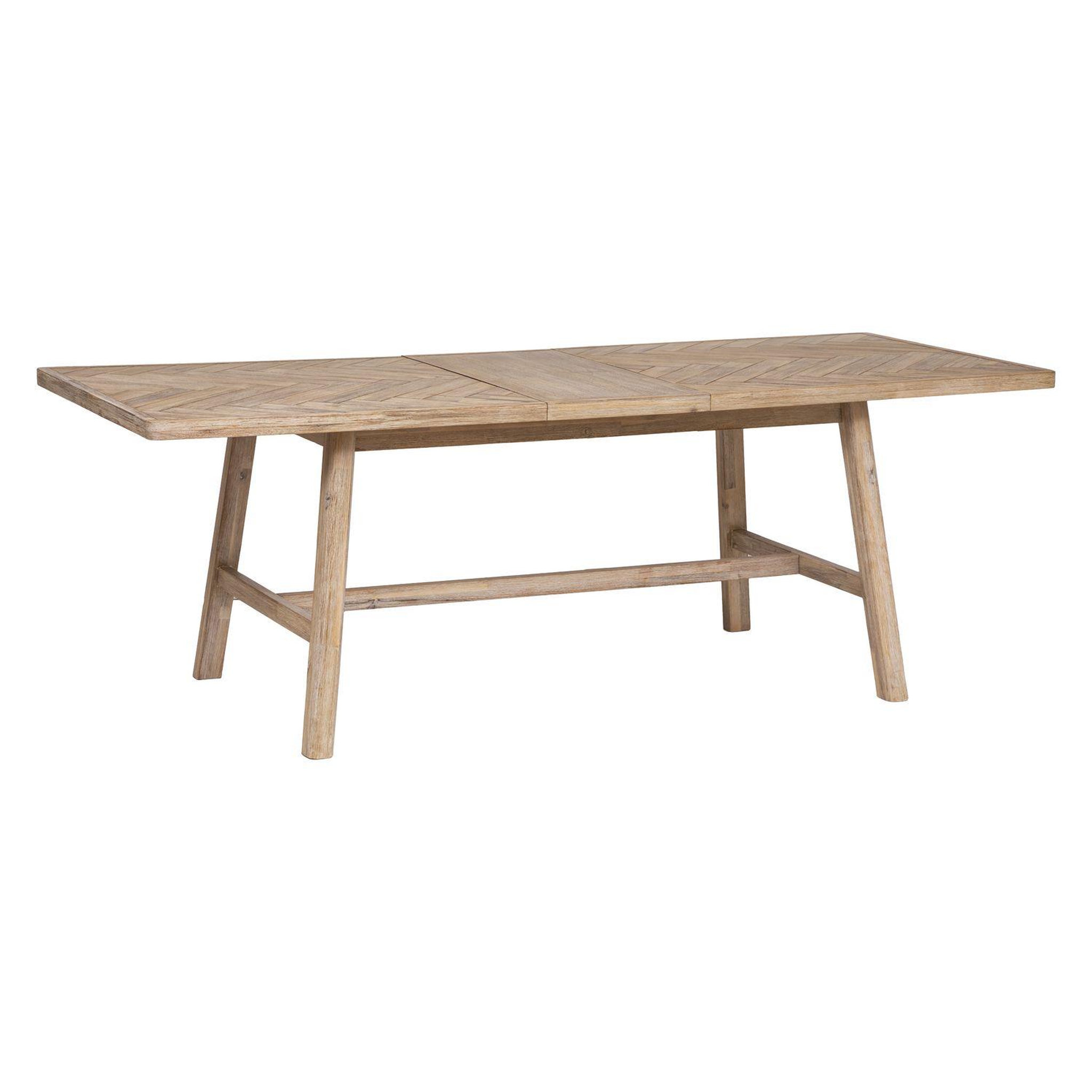 Voir la diapositive 3 : ATMOSPHERA Table à manger extensible aeris en bois pour 6 à 8 personnes - marron