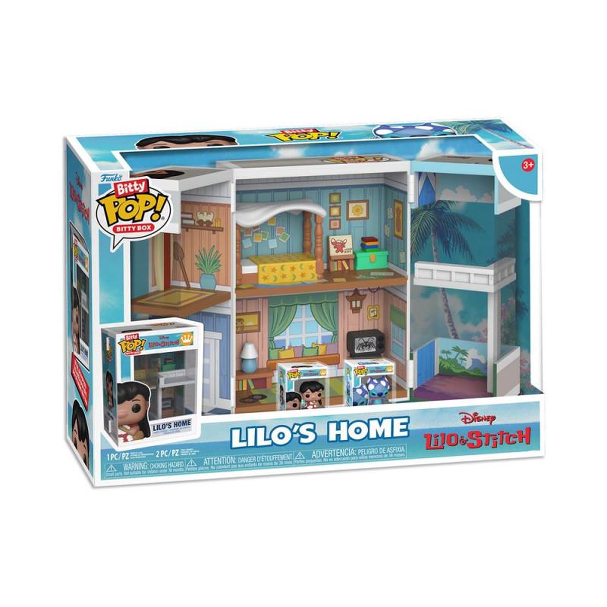 Funko Pack 2 Figurines Funko Bitty Pop Boxes Lilo & Stitch Lilo's Home